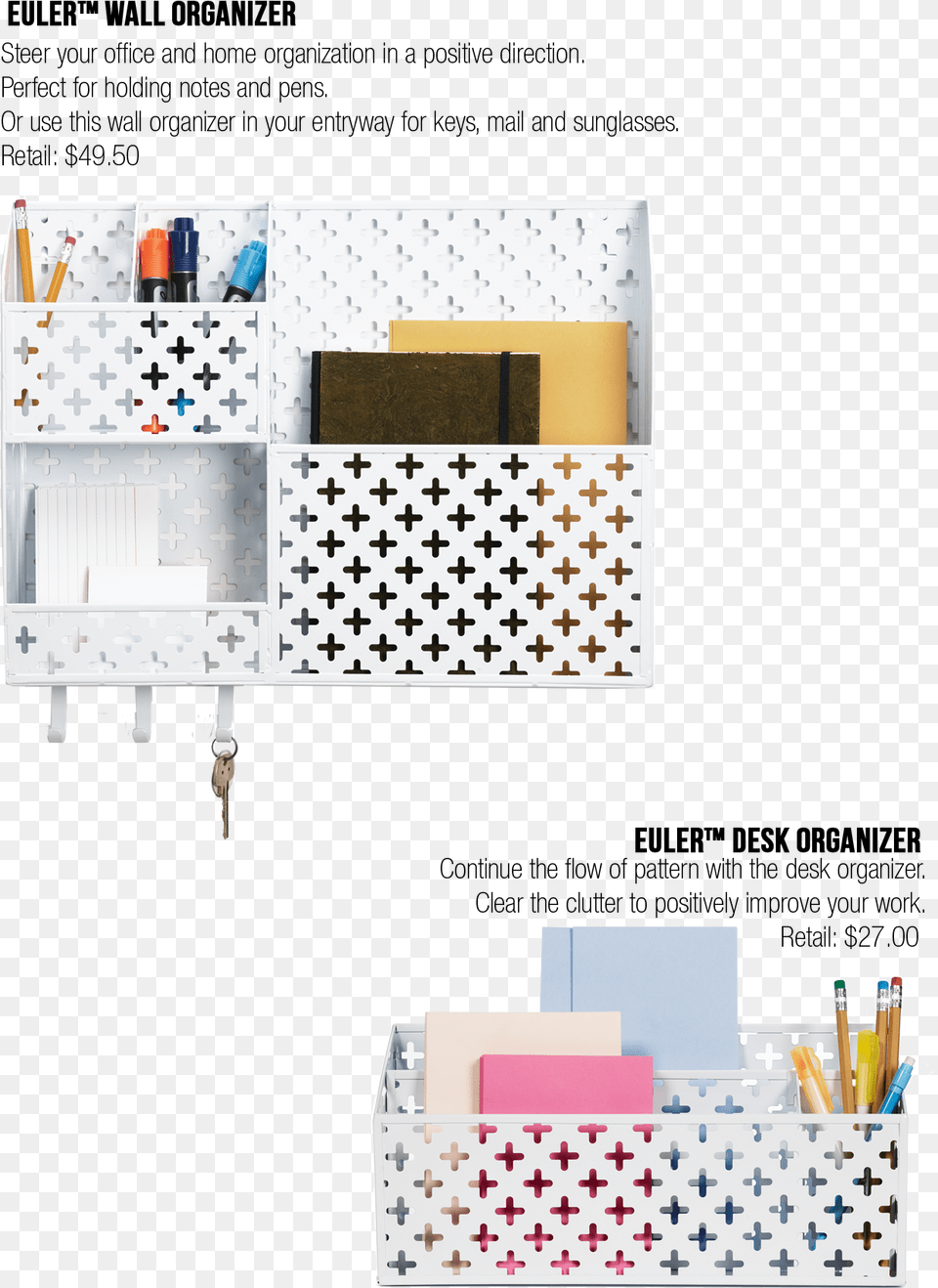 Euler Pattern Round Up Design Ideas Euler Desk Organizer Colour White, Furniture, Drawer Png Image