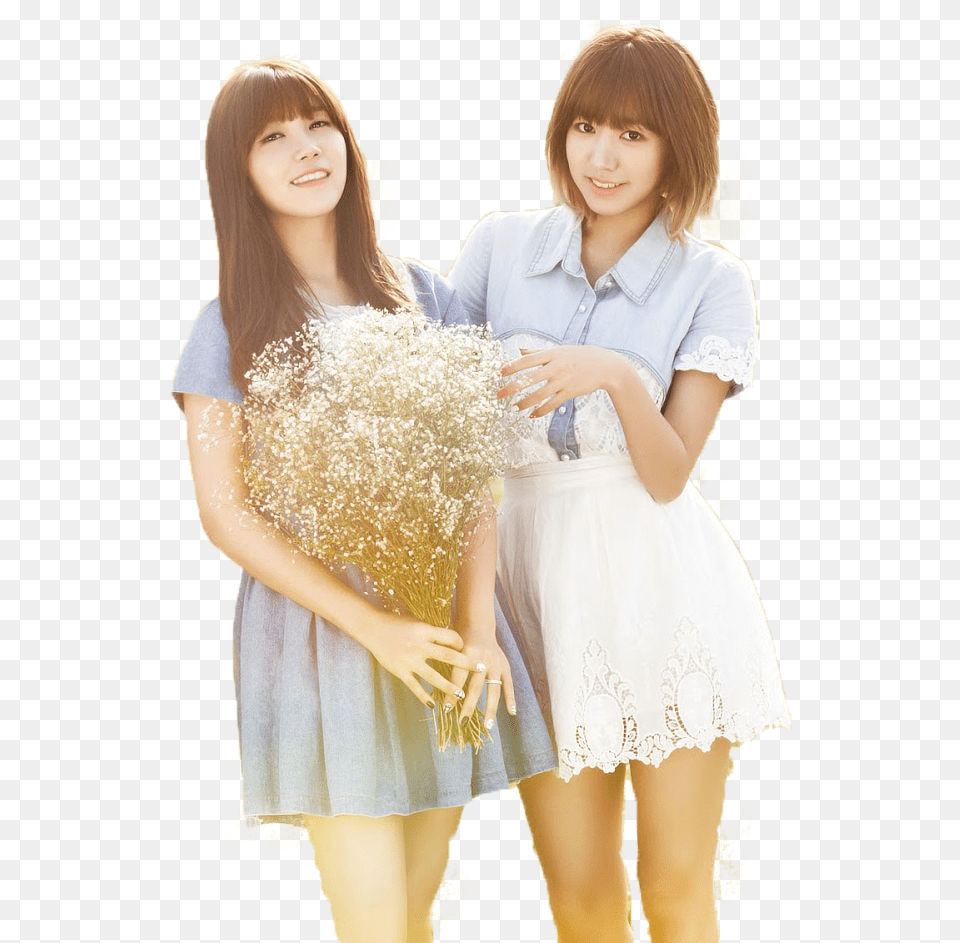 Eunji Namjoo Kpop Apink Pink Panda Cute Love Apink Secret Garden Lagu, Blouse, Clothing, Dress, Adult Free Png Download