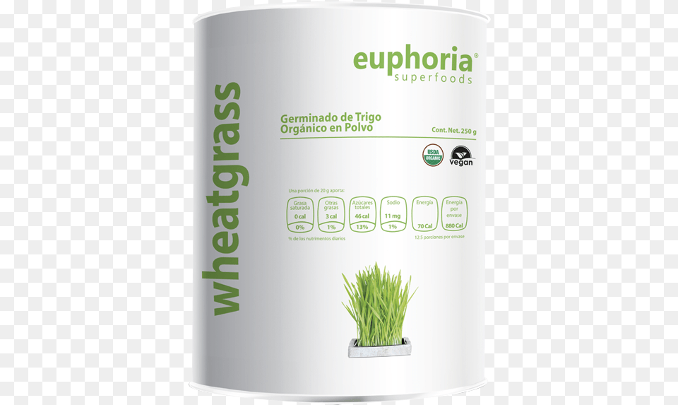 Euphoria Wheatgrass En Polvo 250 G Sweet Grass, Plant, Potted Plant, Advertisement, Poster Free Transparent Png