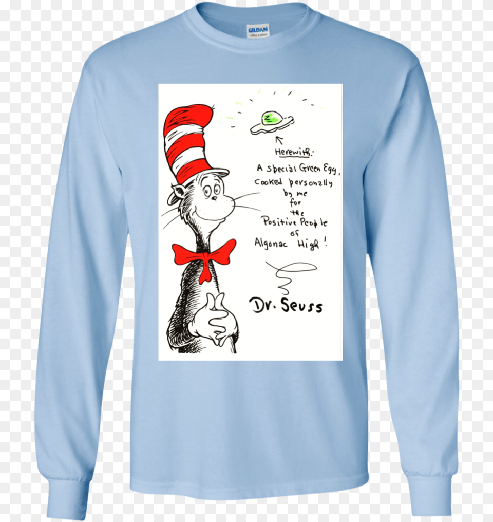 Eureka Eu Cat In The Hat Name Tags Download Original Dr Seuss Illustrations, T-shirt, Clothing, Sleeve, Long Sleeve Free Transparent Png