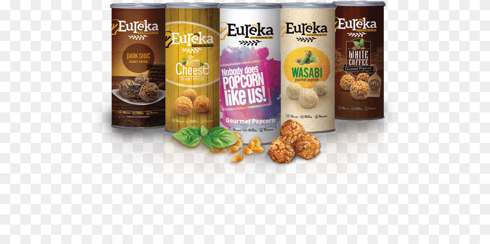 Eureka Popcorn Malaysia Halal, Tin, Advertisement, Aluminium, Can Png Image