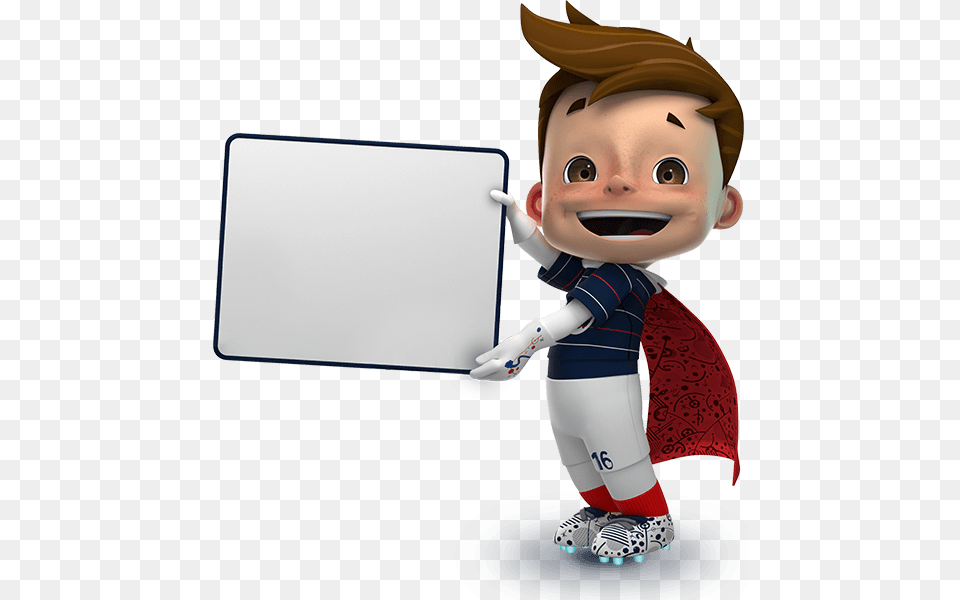 Euro 2016 Mascot, White Board, Baby, Clothing, Glove Free Png Download