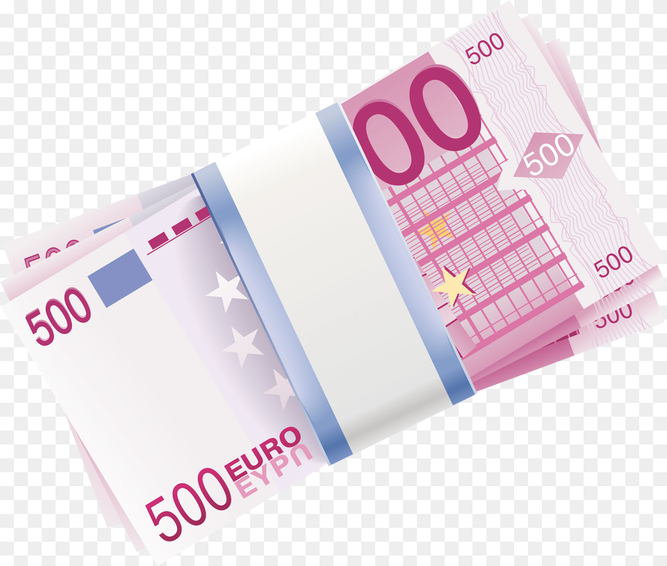 Euro Bank Note Euro, Text, Business Card, Paper Png Image