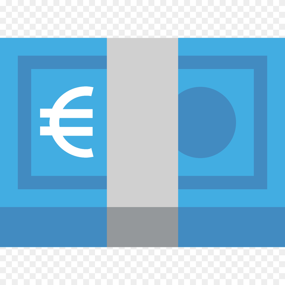 Euro Banknote Emoji Clipart, City, Logo Free Png