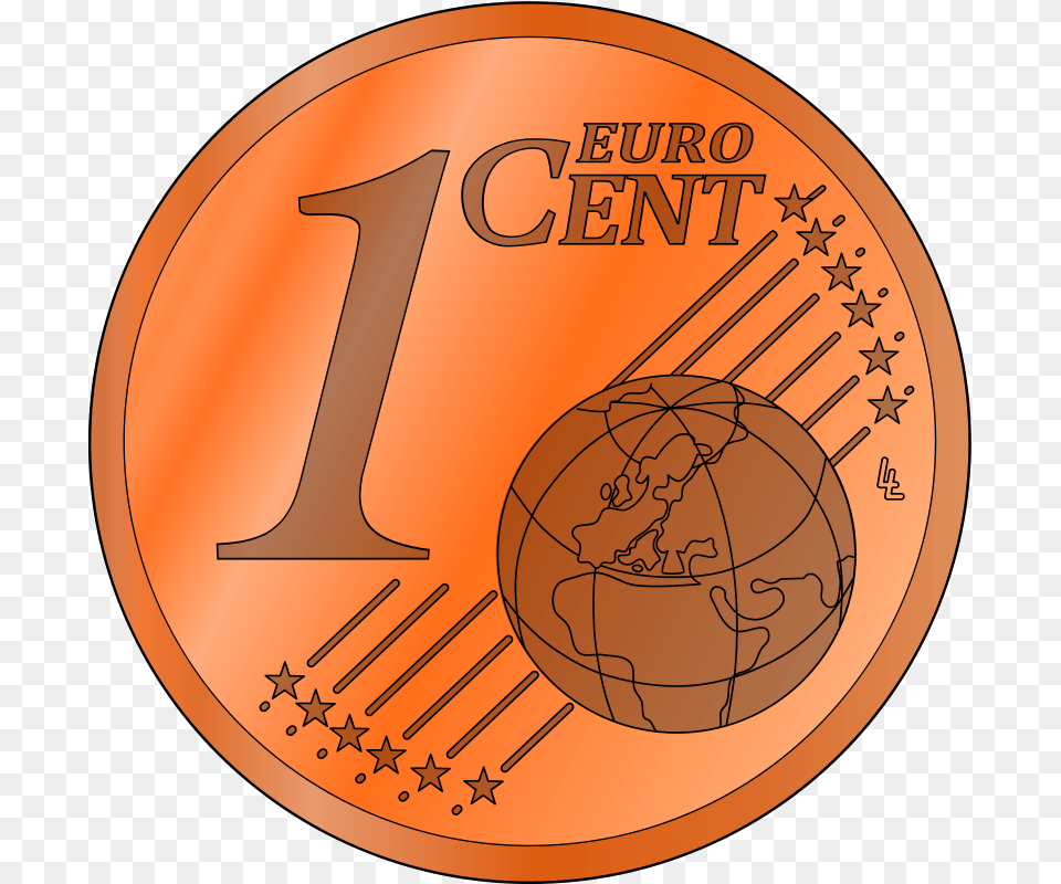 Euro Cent, Sphere, Coin, Money, Disk Png Image