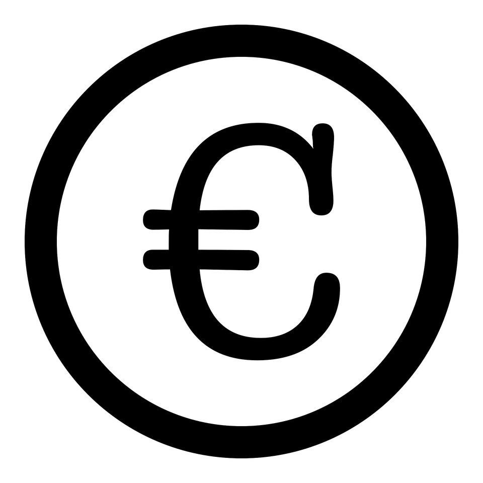 Euro Clipart, Symbol, Text, Number Png