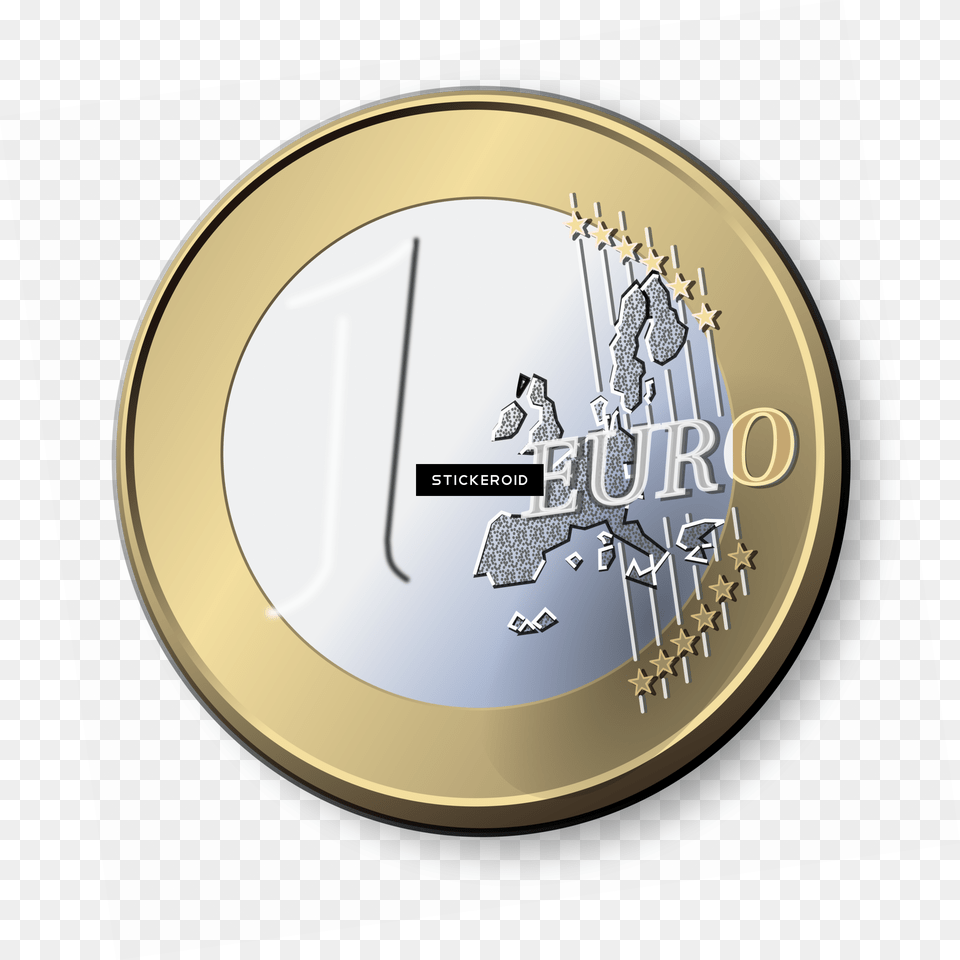 Euro Coin Coins Download Euro Coin, Gold, Money, Disk Png Image