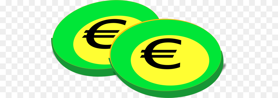 Euro Coin Euro Coin Euro Coins Euro Note, Green, Ball, Sport, Tennis Free Png Download