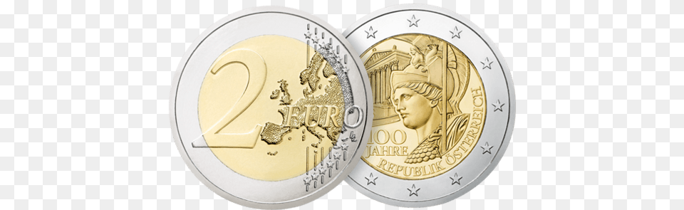Euro Coins 2 Euro Coin New Coin, Money, Gold, Baby, Person Free Png