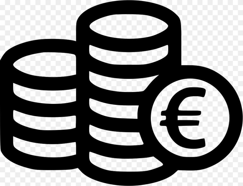 Euro Coins Comments Money Icon Pound, Coil, Spiral, Ammunition, Grenade Free Png