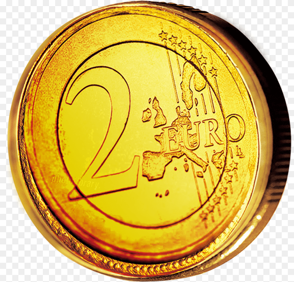 Euro Coins Transparent Background Coin, Gold, Money Free Png Download