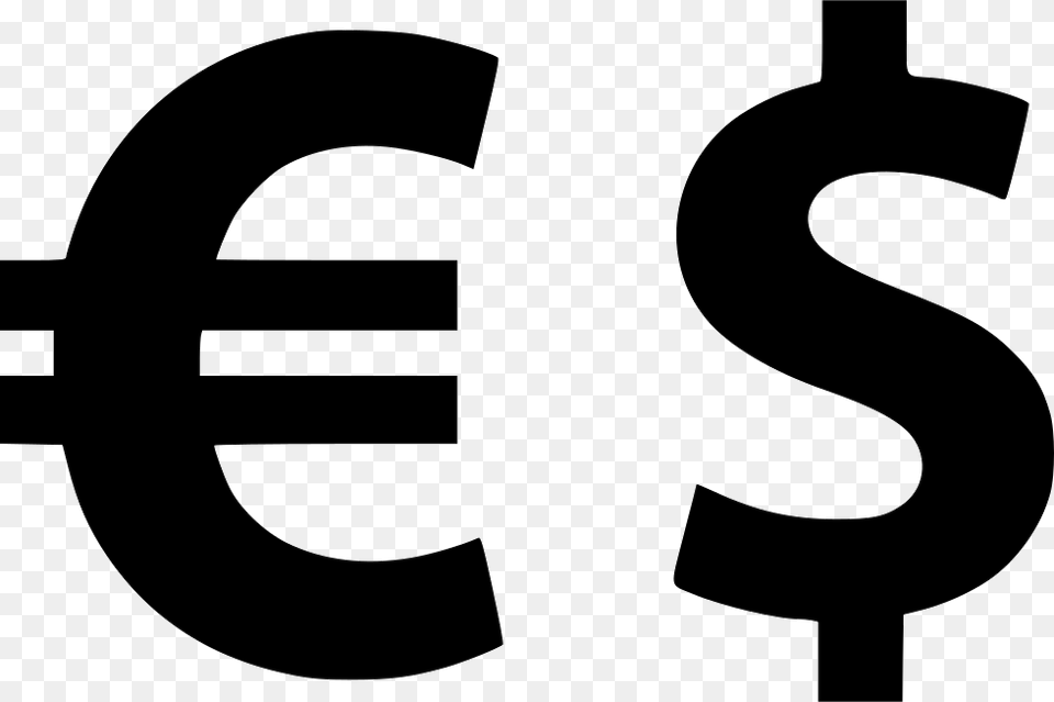 Euro Dollar Business Online Comments Euro Dollar Symbol, Number, Text Png