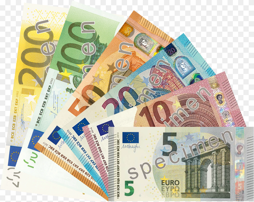 Euro Euro Notes, Money, Face, Head, Person Free Png Download