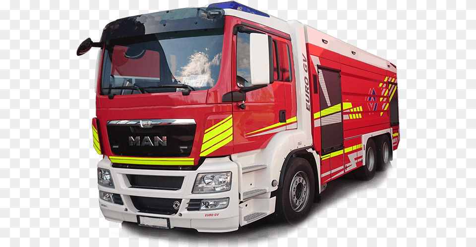 Euro Gv Fire Fighting Truck, Transportation, Vehicle, Fire Truck Png