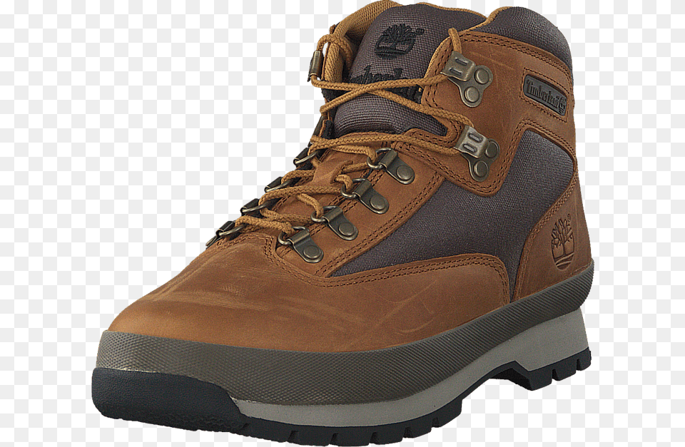 Euro Hiker Fl Medium Brown Full Grain Hiking Shoe, Clothing, Footwear, Sneaker, Boot Png