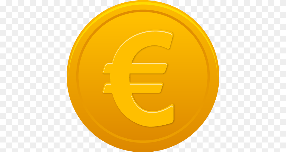 Euro Icon, Coin, Money Png Image
