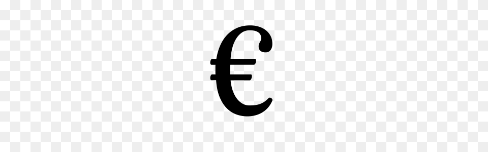 Euro In High Resolution Web Icons, Gray Png