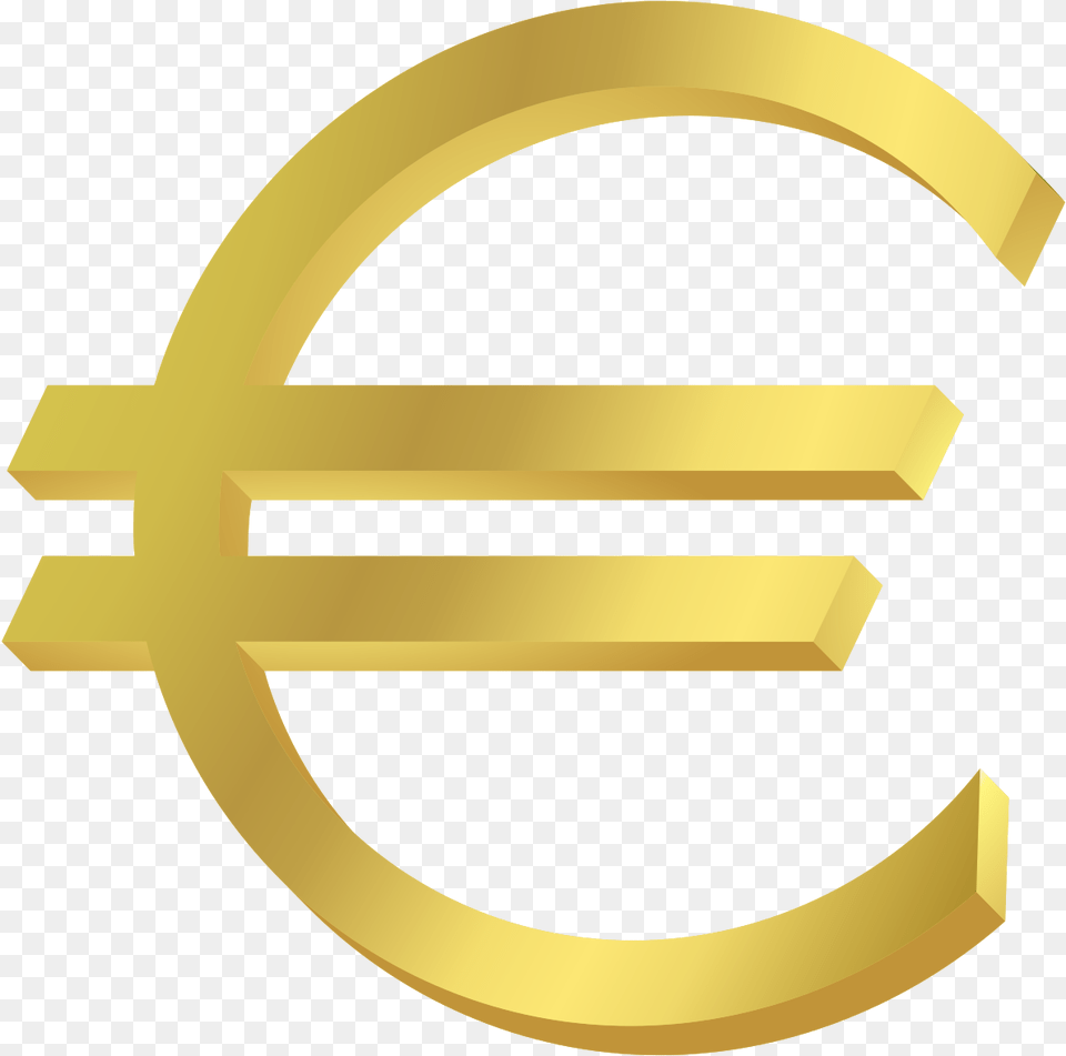 Euro Logo, Symbol, Mailbox, Gold, Emblem Free Transparent Png