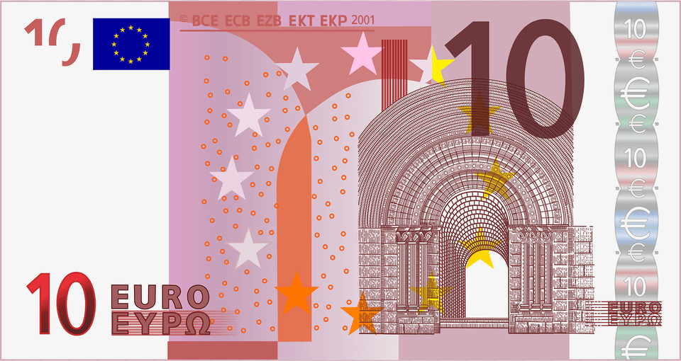 Euro Note Clipart, Money Png