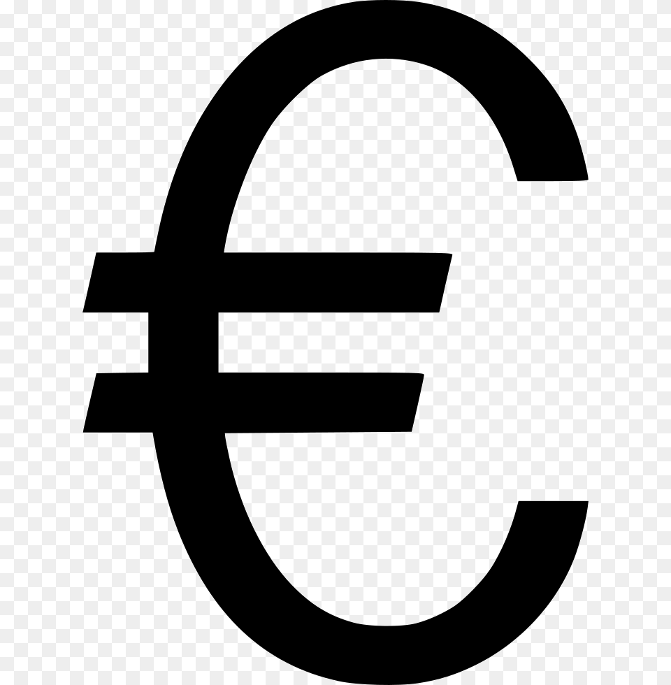 Euro Sign, Stencil, Symbol, Logo Free Png Download