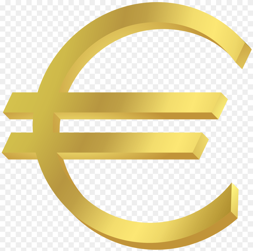 Euro Sign, Logo, Symbol, Mailbox, Gold Free Png