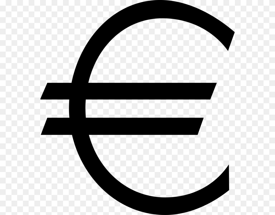Euro Sign Currency Symbol Euro Coins, Gray Png Image