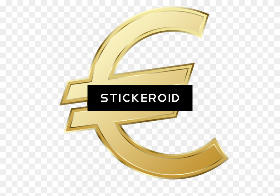 Euro Sign Earth, Symbol, Logo, Mailbox, Gold Free Png