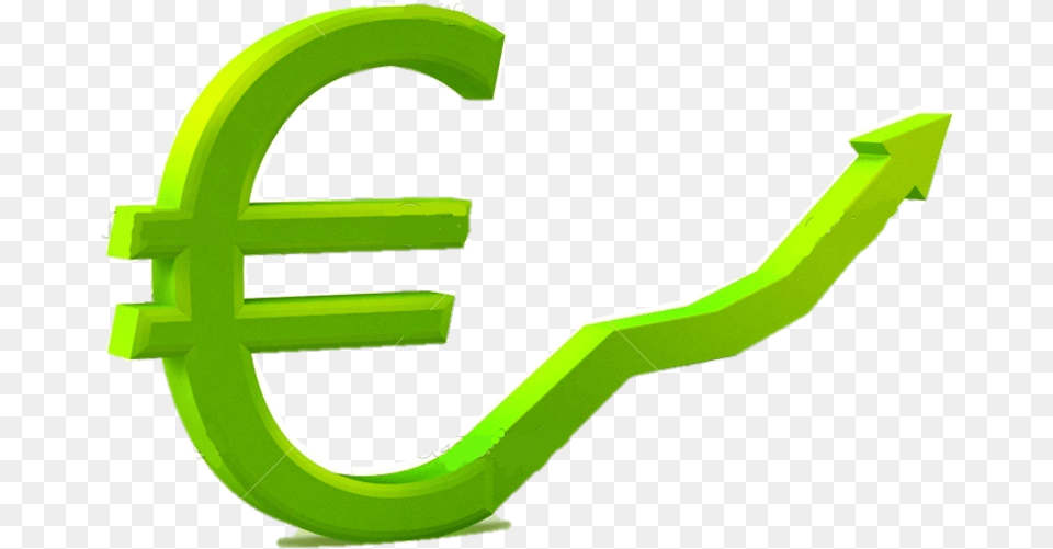 Euro Sign Euro Sign Green Transparent, Symbol, Recycling Symbol, Device, Grass Free Png Download