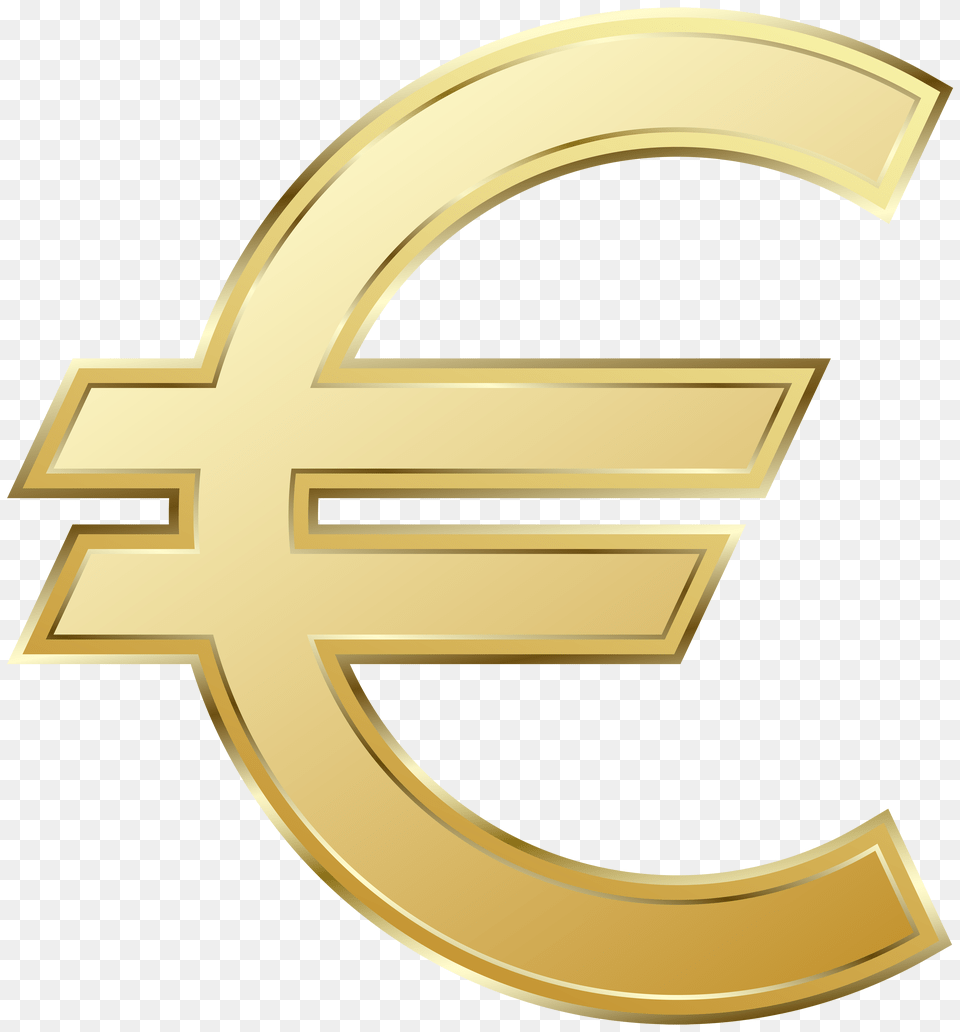 Euro Symbol Clip Art, Gold, Logo, Emblem Free Png Download