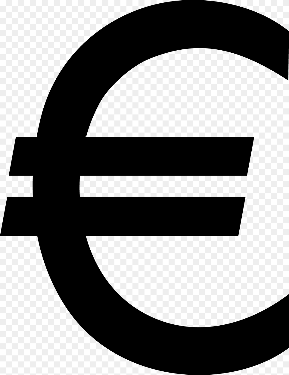 Euro Symbol Icon, Sign, Stencil Png