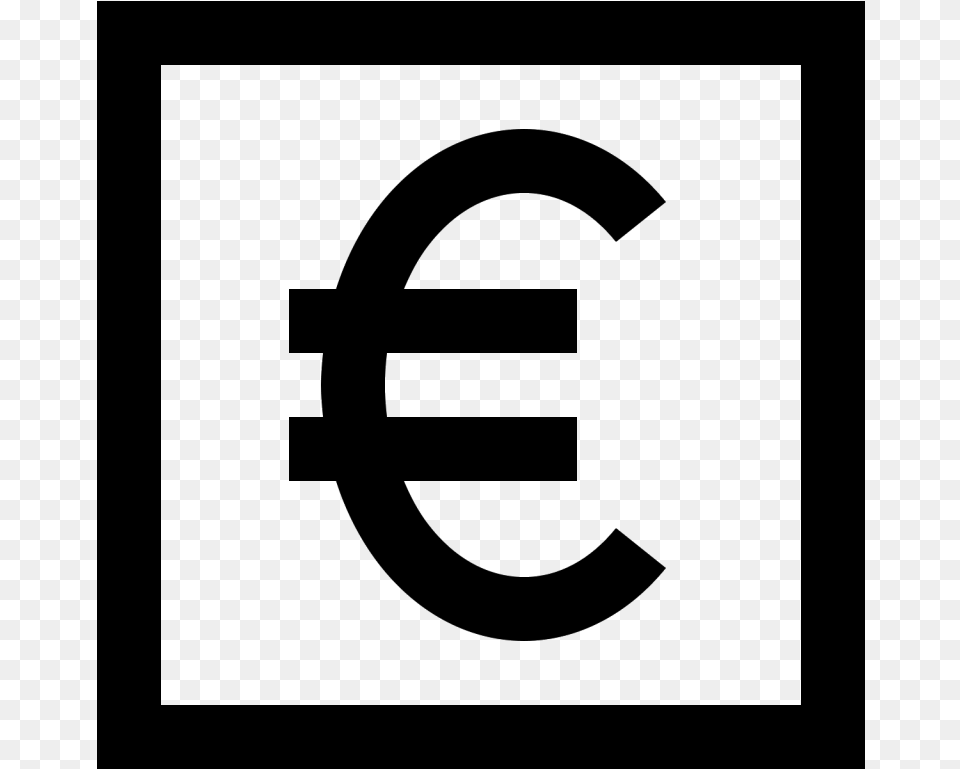 Euro Symbol Discount Voucher Logo, Gray Free Transparent Png
