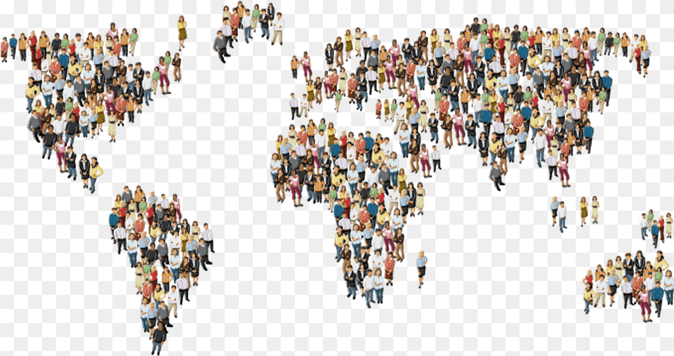 Europ Assistance World, Art, Collage, Crowd, Person Free Transparent Png