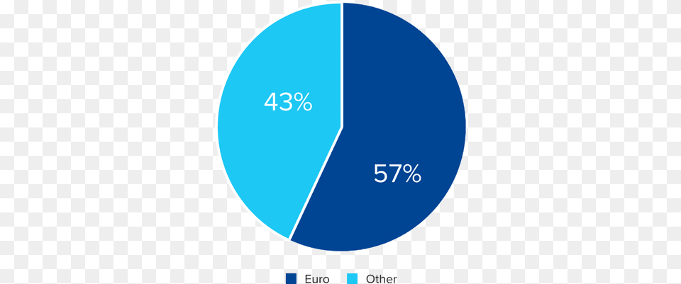 Europa Euro At 20 The Euro In Numbers Circle, Disk, Chart, Pie Chart Free Png Download