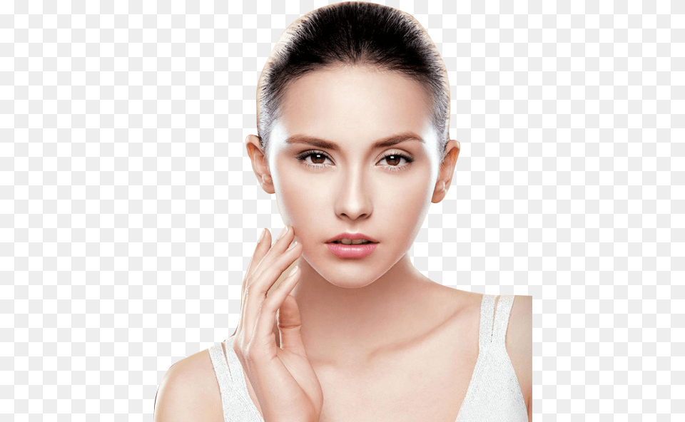 Europe And Models Foreign In Model America Clipart Applying Cream On Face, Adult, Portrait, Photography, Person Png