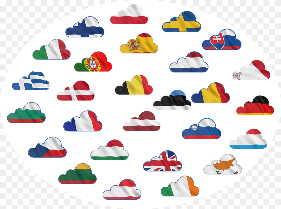 Europe Clipart Flag European Union, Clothing, Footwear, Shoe, Sneaker Free Transparent Png