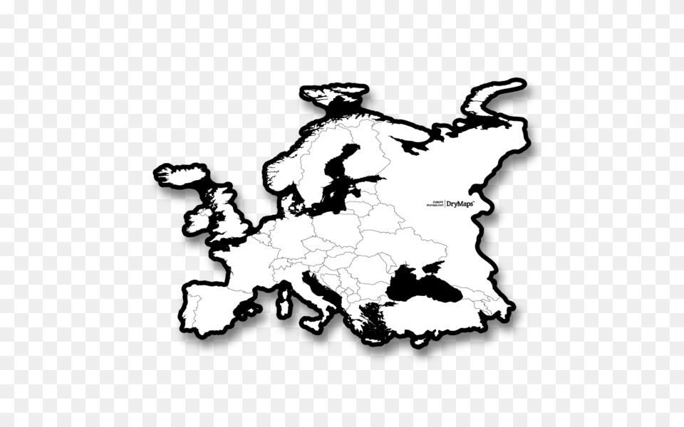 Europe Dry Erase Map Eu Whiteboard Drymaps, Chart, Plot, Atlas, Diagram Png