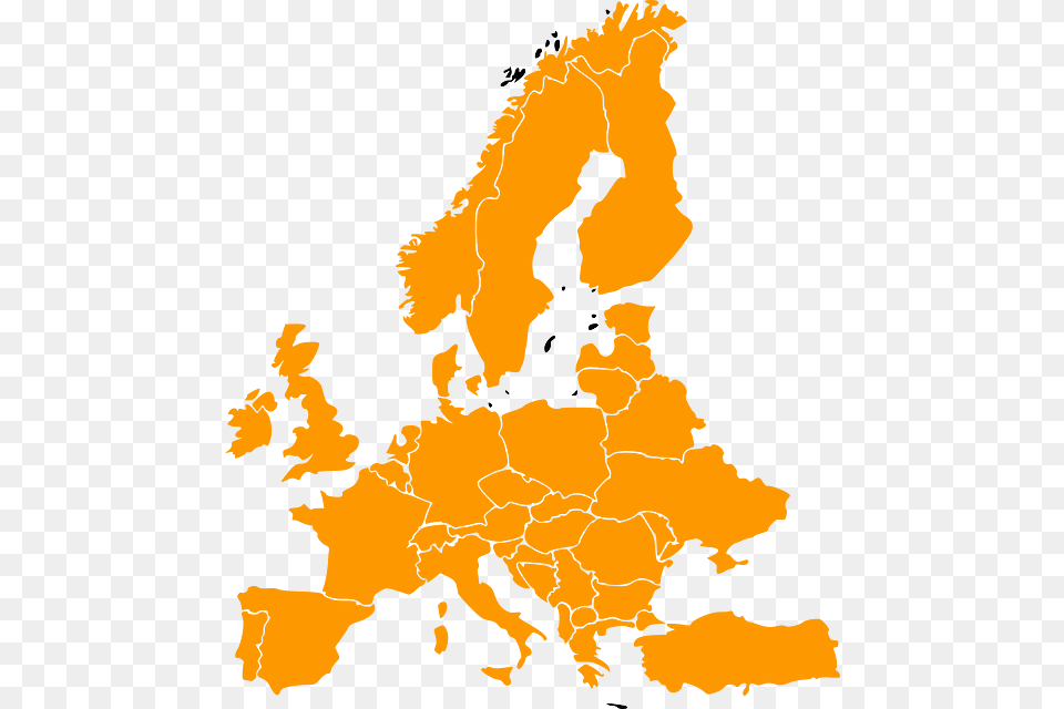 Europe Europe Map Clipart, Chart, Plot, Atlas, Diagram Free Png