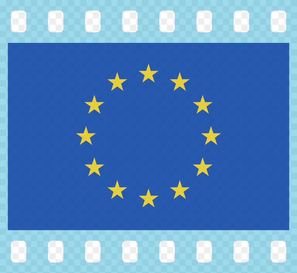 Europe Flag 35mm Clipart, Symbol, Outdoors Png