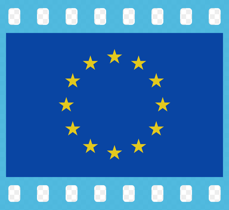 Europe Flag 35mm Positive Clipart, Symbol, Outdoors Free Png
