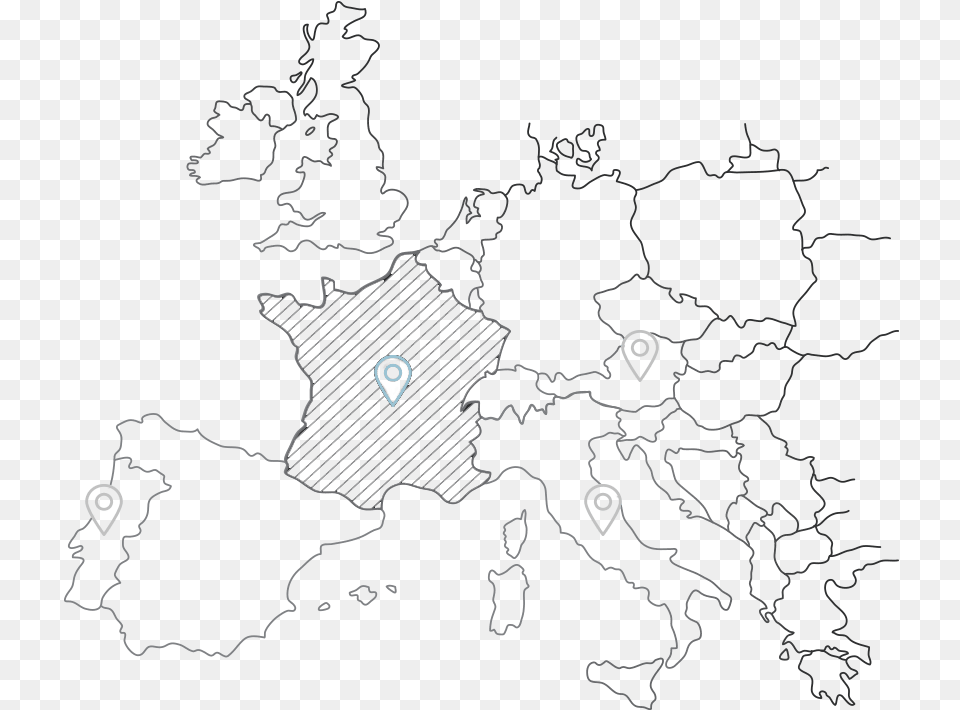 Europe Map Outline Transparent, Chart, Plot, Atlas, Diagram Png Image