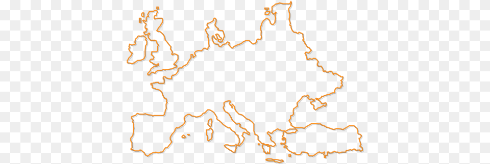 Europe Outline Of Europe, Chart, Plot, Mountain, Nature Free Transparent Png