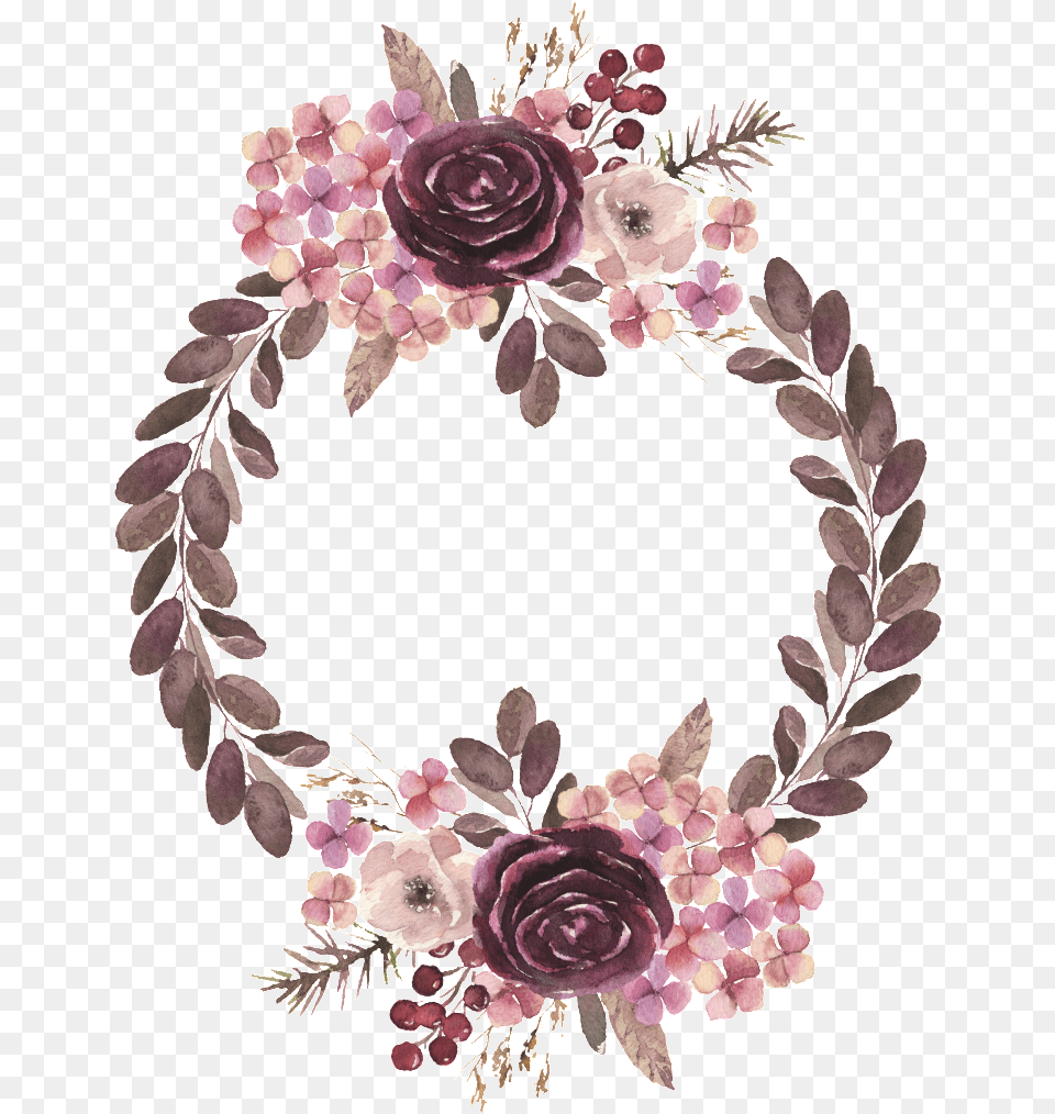European Flower Wreath Transparent Floribunda, Art, Floral Design, Graphics, Pattern Png Image
