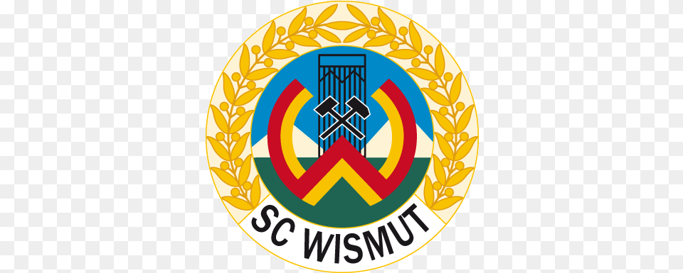 European Football Club Logos Wismut Karl Marx Stadt, Emblem, Symbol, Logo, Badge Free Png