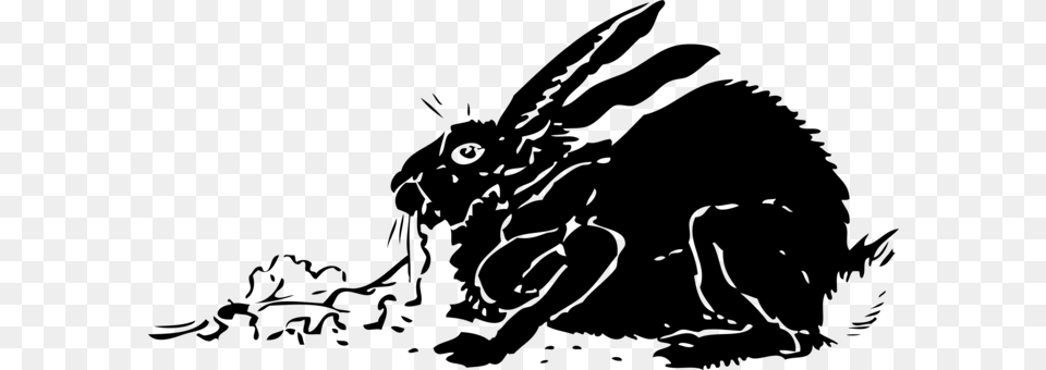 European Hare Netherland Dwarf Rabbit Computer Icons Cartoon Black Rabbit, Gray Png Image