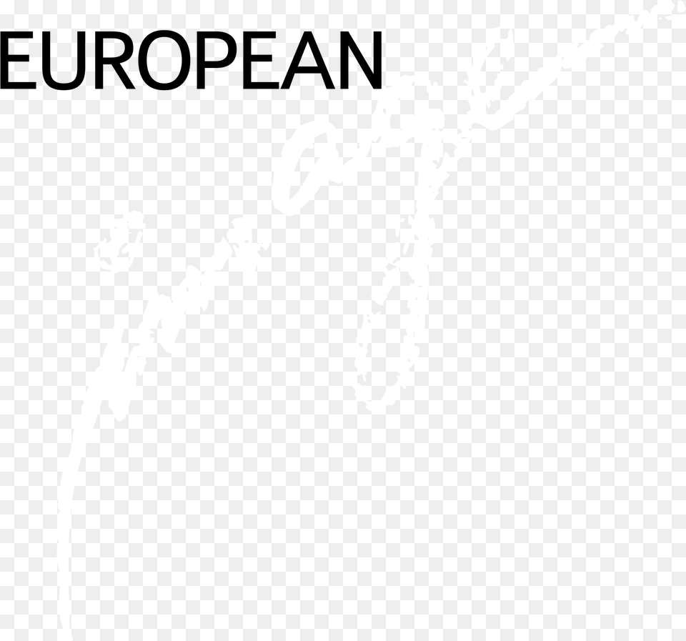 European Logo Black And White Parallel, Handwriting, Text, Signature, Person Free Transparent Png