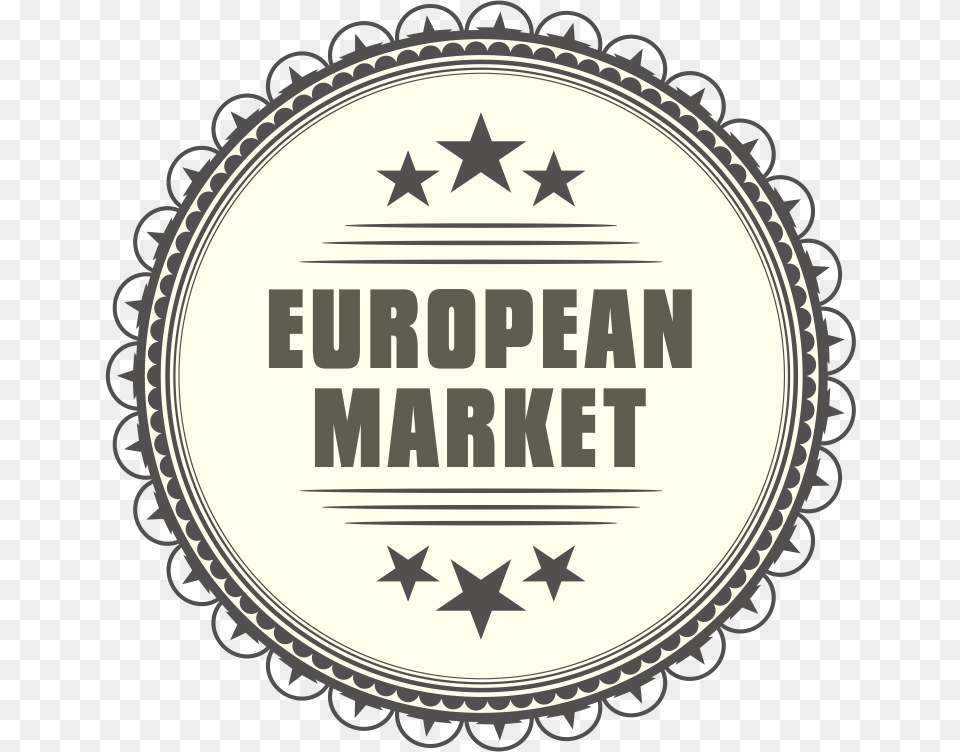 European Market Caneca Propaganda E Marketing, Logo, Symbol, Badge, Oval Free Png