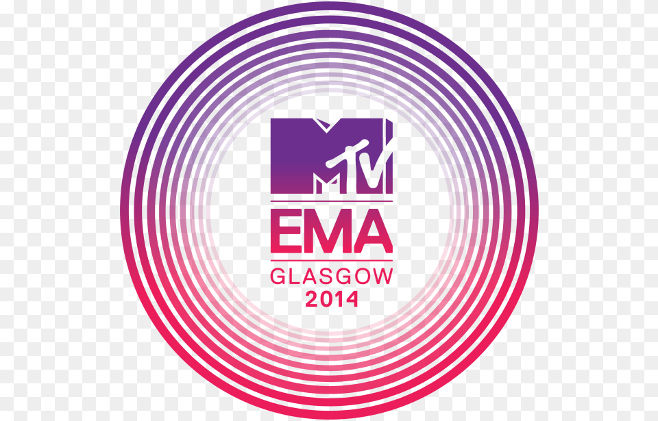 European Music Awards Logo, Purple, Spiral, Coil Png Image