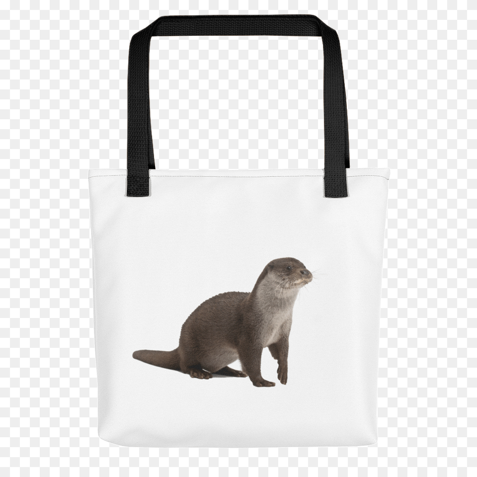 European Otter Print Tote Bag, Tote Bag, Accessories, Animal, Handbag Png Image