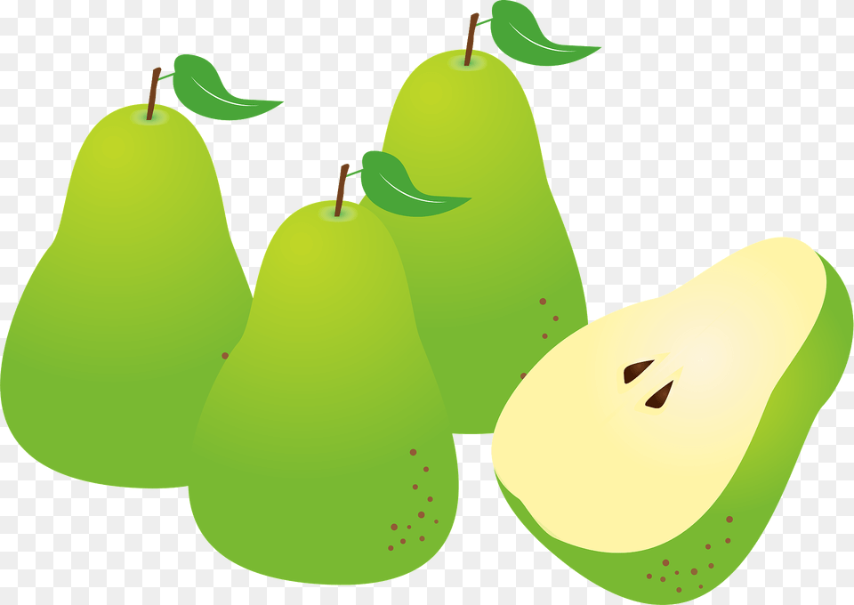 European Pears Clipart, Food, Fruit, Plant, Produce Free Png