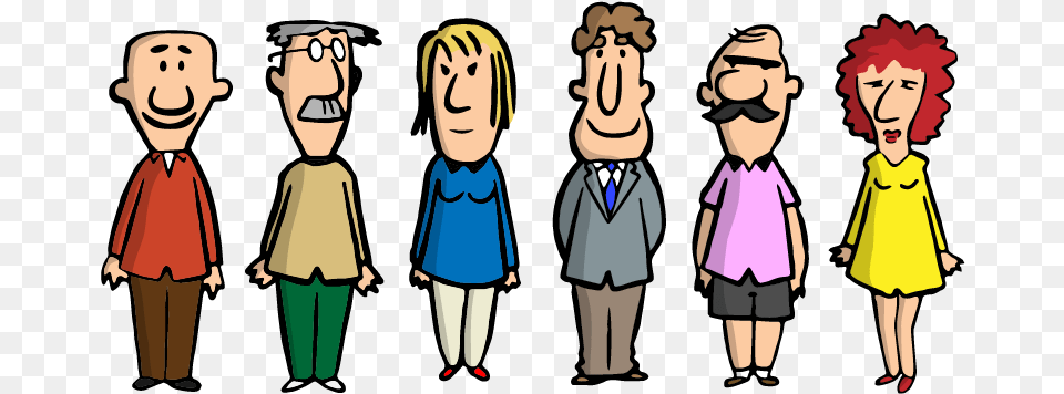 European People Group Of People Cartoon Transparent, Person, Female, Child, Girl Free Png Download